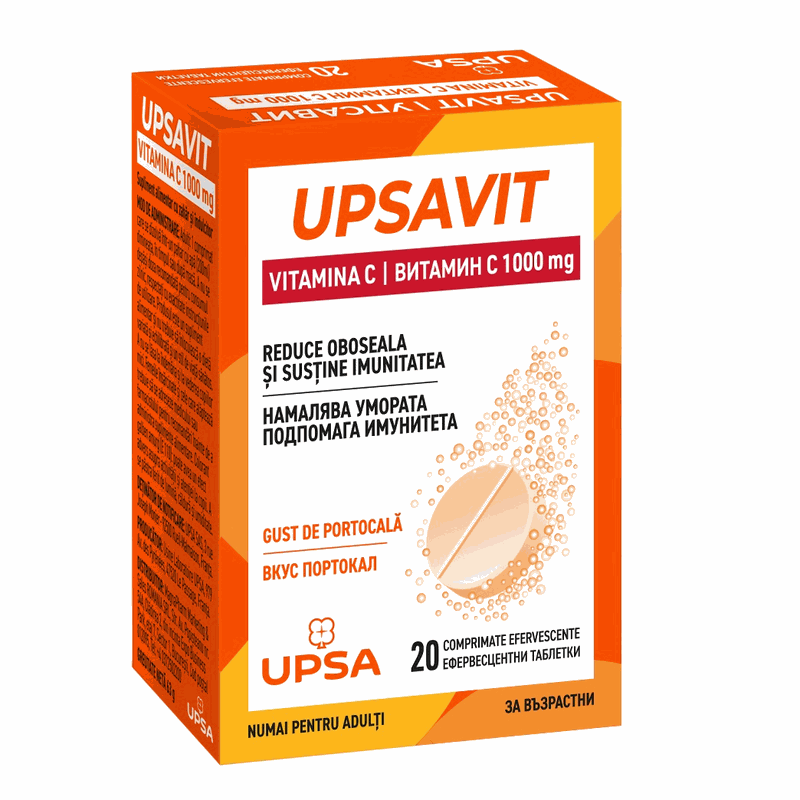 Upsavit Vitamin C 1000mg x 20cpr eff Upsa