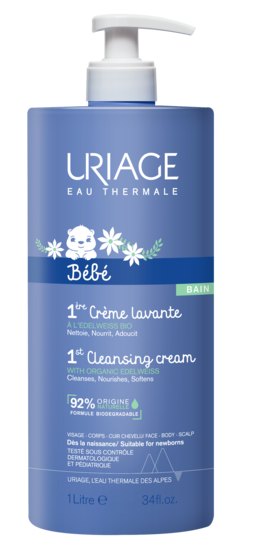 Uriage 1er Bebe Crema de Curatare (Lavante) 1L