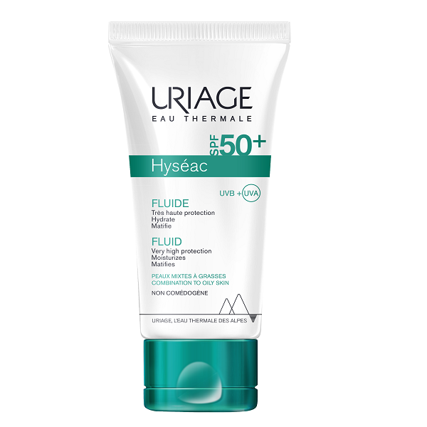 Uriage Hyseac Fluid Matifiant SPF50+ 50ml