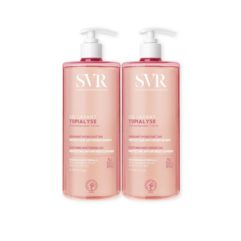SVR Topialyse Gel Lavant 1L x 2buc Pachet Avantajos