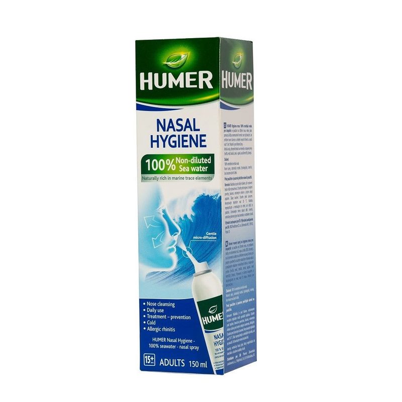 Humer Spray Nazal Adulti 100% Apa de Mare 150ml Urgo