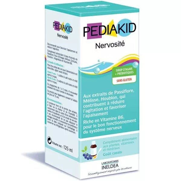 Pediakid Nervosite Sirop Coacaze Negre 125ml
