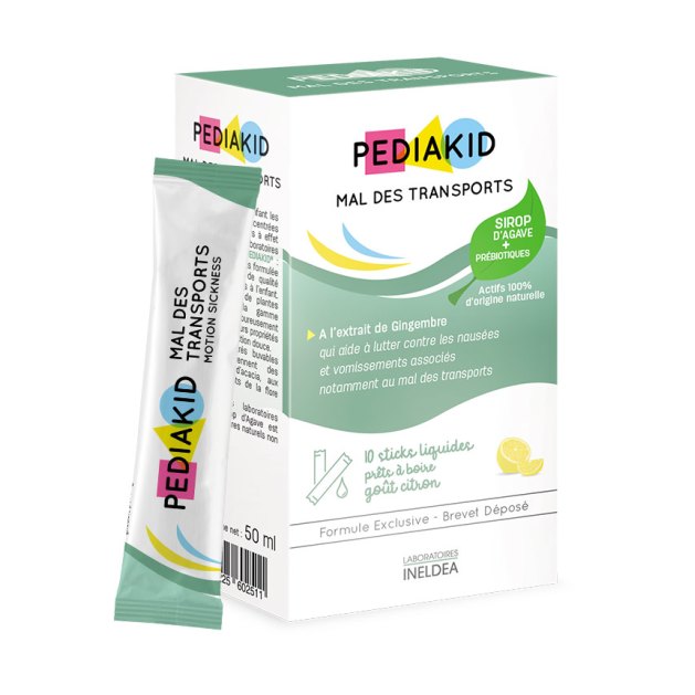 Pediakid Mal Des Transports Sirop pt Rau de Transport 5ml x 10plic