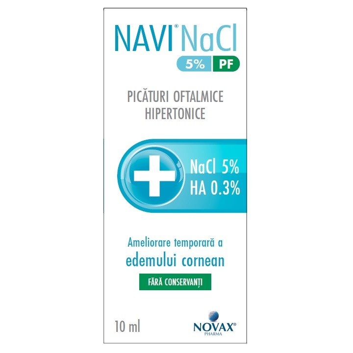 Navi NaCl 5% pic oftalmice 10ml Naturpharma