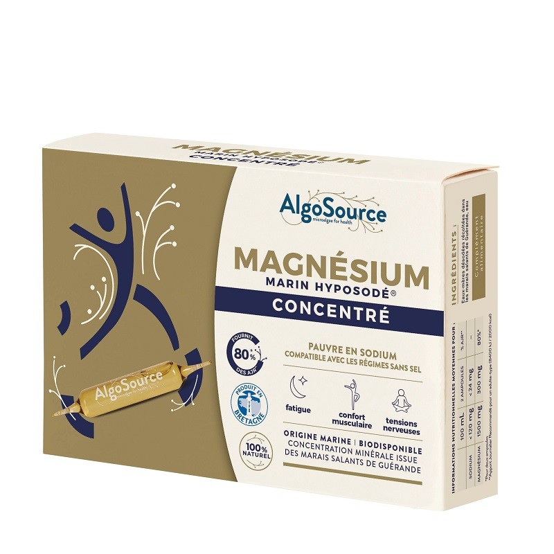 Algosource Magneziu Marin Hyposodic Concentrat x 20fi