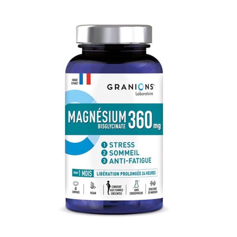 Magneziu Bisglicinat 360mg x 60cpr Granions
