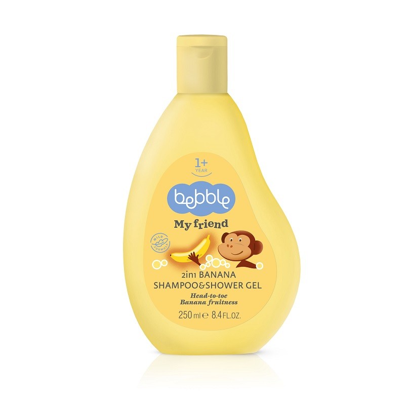Bebble Sampon si Gel 2in1 Banana My Friend 250ml
