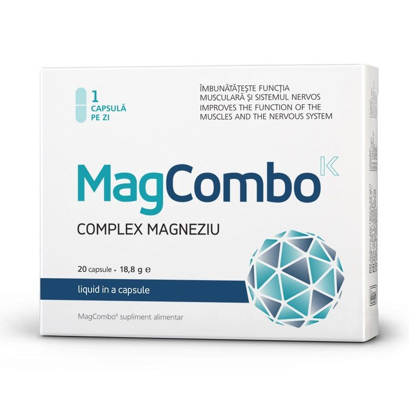 MagCombo Complex Magneziu 90mg x 20cps