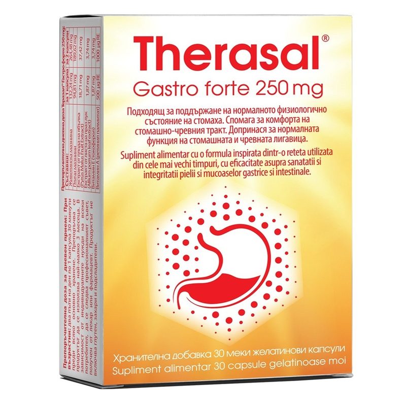 Therasal Gastro Forte 250mg x 30cps