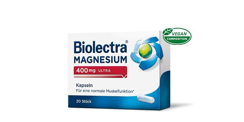 Biolectra Magnesium Ultra 400mg x 20cps Vedra