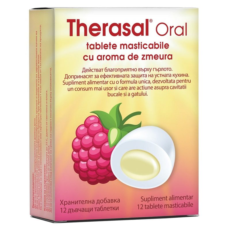Therasal Oral Zmeura x 12cpr mast Vedra