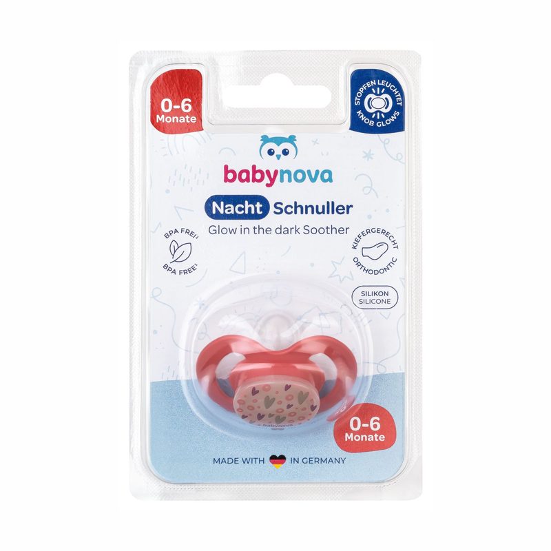 Baby Nova 24222 Suzeta Silicon Ortodontica 0-6l