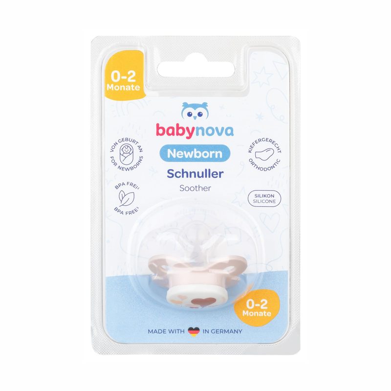 Baby Nova 24227 Suzeta Silicon Ortodontica 0-2l