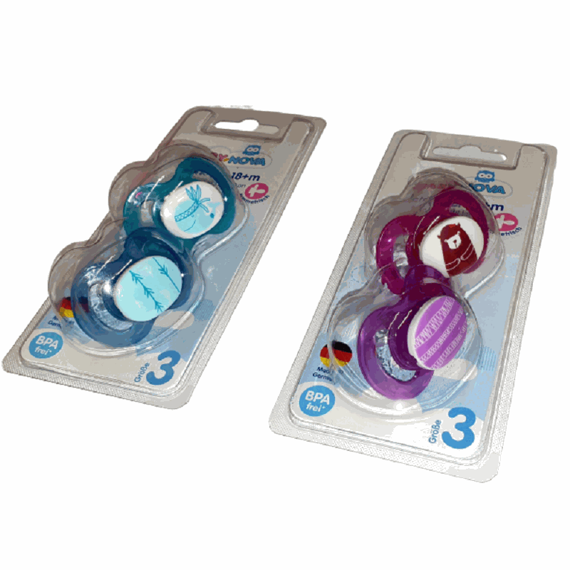 Baby Nova 27261 Suzete Simetrice Decorate Talia 3 (>18luni)