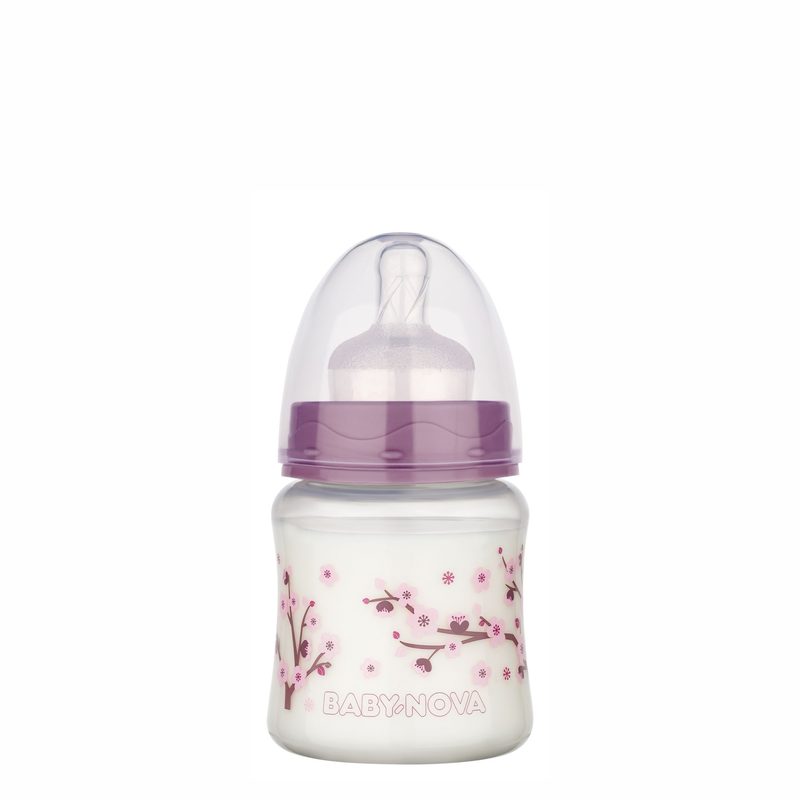 Baby Nova 45001 Biberon PP Decor Gat Larg 150ml