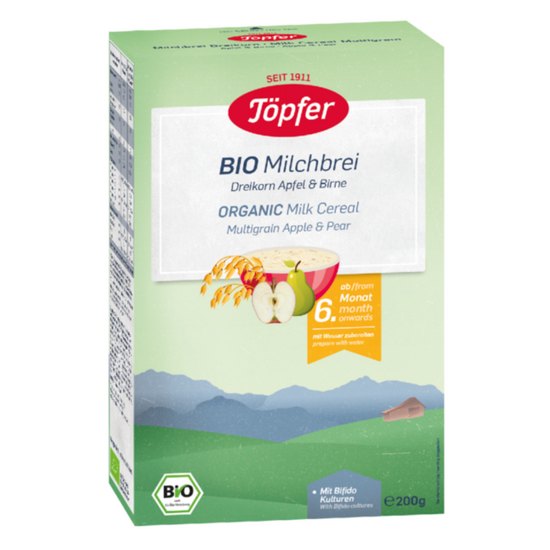 Topfer Cereale Lapte+Mere+Pere 200g