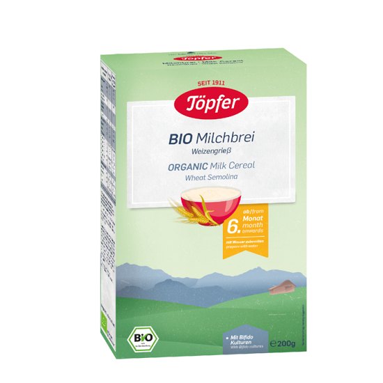 Topfer Cereale Gris de Grau cu Lapte +6L 200g