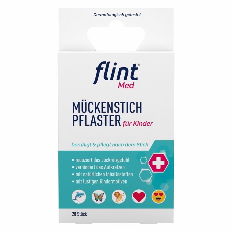 Flint Med Plasturi Calmanti dupa Intepaturi de Tantari +3a x 20buc