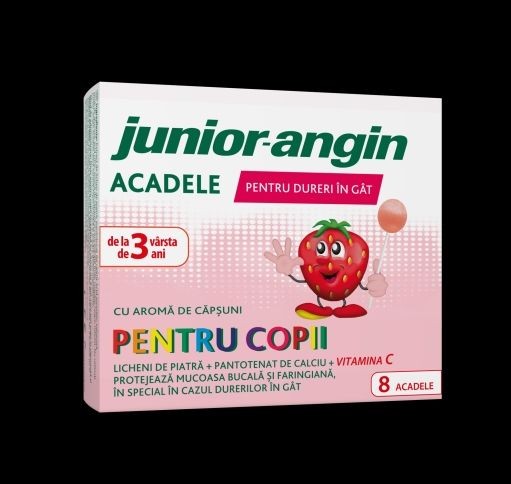 Junior Angin Acadele Capsuni +3a x 8buc
