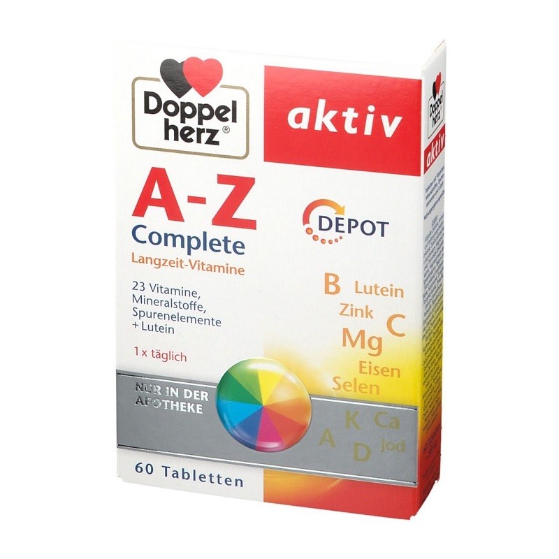 Doppelherz Aktiv A-Z Depot cu Luteina x 60cpr
