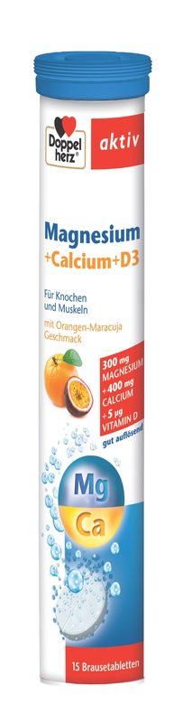 Doppelherz Aktiv Mg+Ca+Vit D3 x 15cpr eff