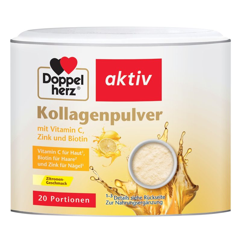 Doppelherz Aktiv Kollagen Pudra Lamaie Vit C+Zinc+Biotina 150g