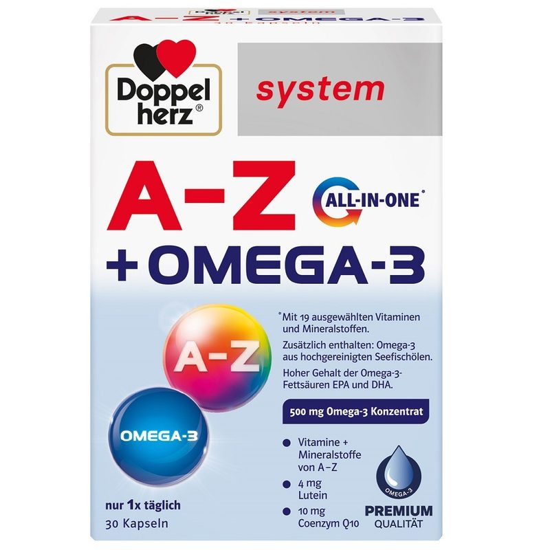 Doppelherz System A-Z+Omega 3 x 30cps