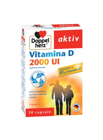 Doppelherz Aktiv Vitamina D 2000UI x 30cps