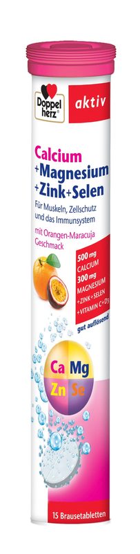 Doppelherz Aktiv Calciu+Mg+Zn+Se x 15cpr eff