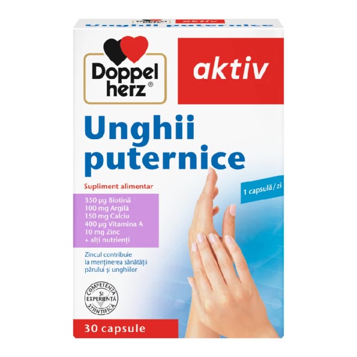 Doppelherz Aktiv Unghii Puternice x 30cps