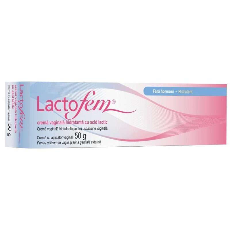 Lactofem Crema Vaginala cu Acid Lactic 50g Anton Hubner
