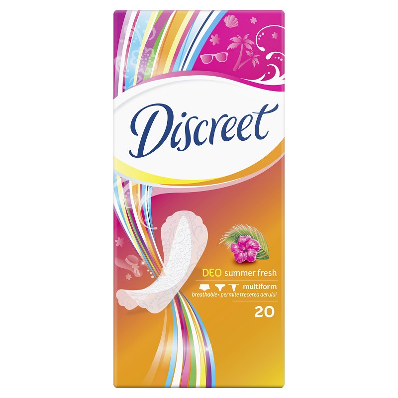 Discreet Alldays Regular Deo Summer Fresh x 20buc