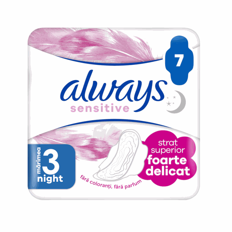 Tamp Always Ultra Sensitive Night x 7buc (mar 3)