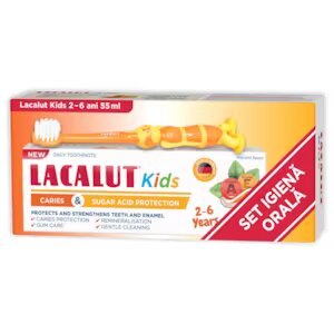 Lacalut Pasta de Dinti Kids 2-6a 55ml+Periuta