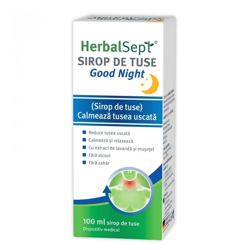 HerbalSept Good Night Sirop de Tuse 100ml Zdrovit