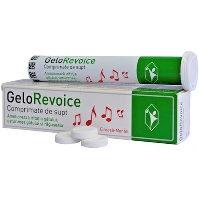 GeloRevoice Cirese si Mentol x 20cpr supt  Phol Boskamp