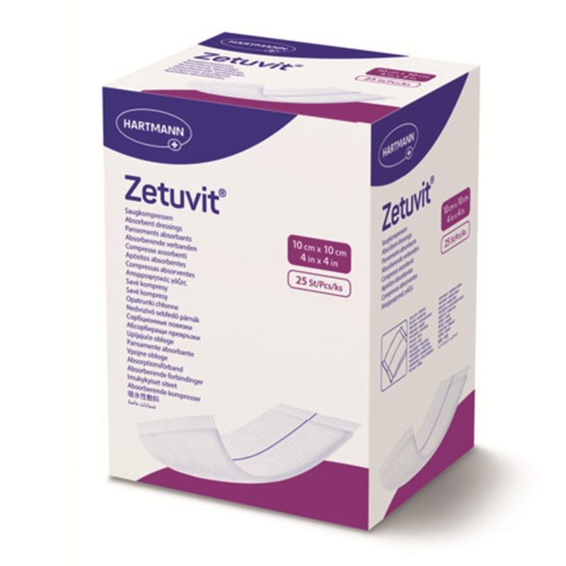 Hartmann Zetuvit Comprese Sterile 10 x 10cm x 25buc