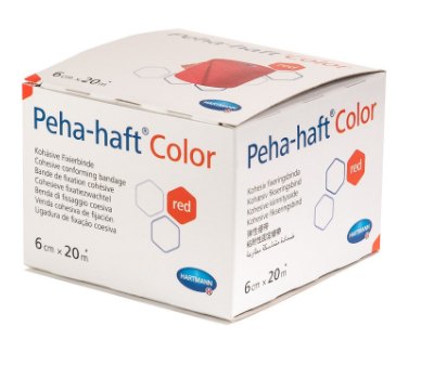 Hartmann Peha-Haft Color Rosu 6cm x 20m