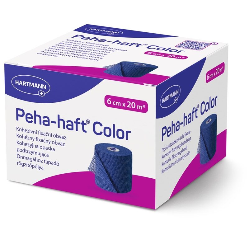 Hartmann Peha-Haft Color Albastru 6cm x 20m