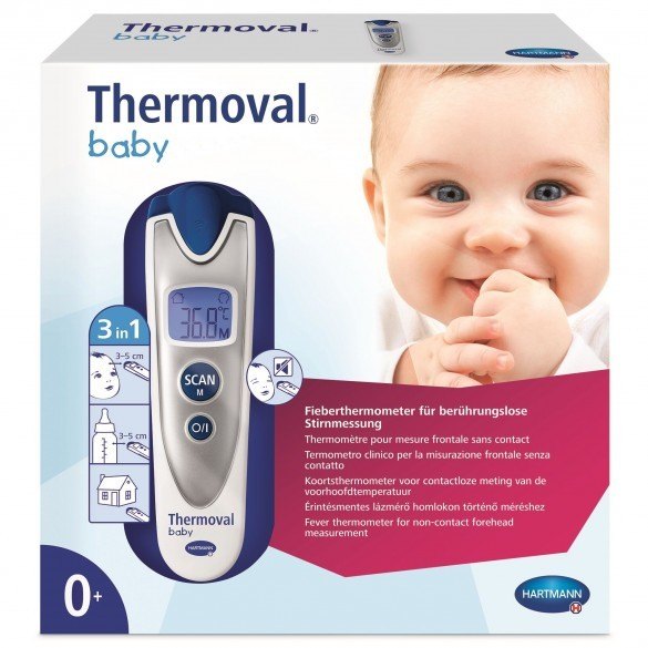 Hartmann Termometru Thermoval Baby cu Infrarosu+Taxa Verde 0,15+TVA