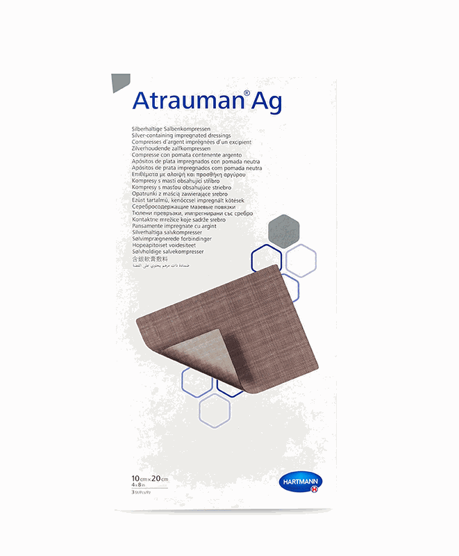 Hartmann Atrauman Ag Comprese Ung 10/20cm x 10buc