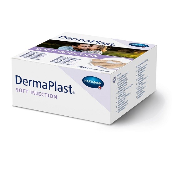 Hartmann DermaPlast Soft Plasturi Post Injectie Stripuri 1,6x4cm x 250buc