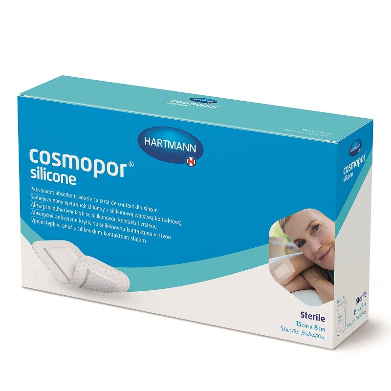 Hartmann Cosmopor Silicone 15x8cm x 5buc