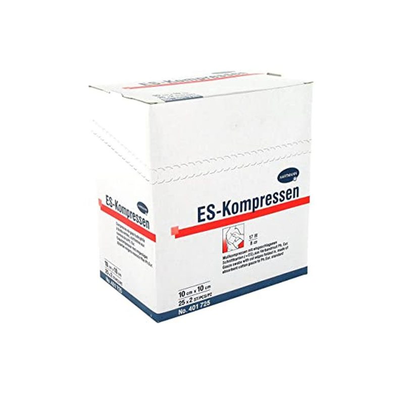 Hartmann ES-Kompressen Comprese sterile 10x10x25buc in 12 straturi