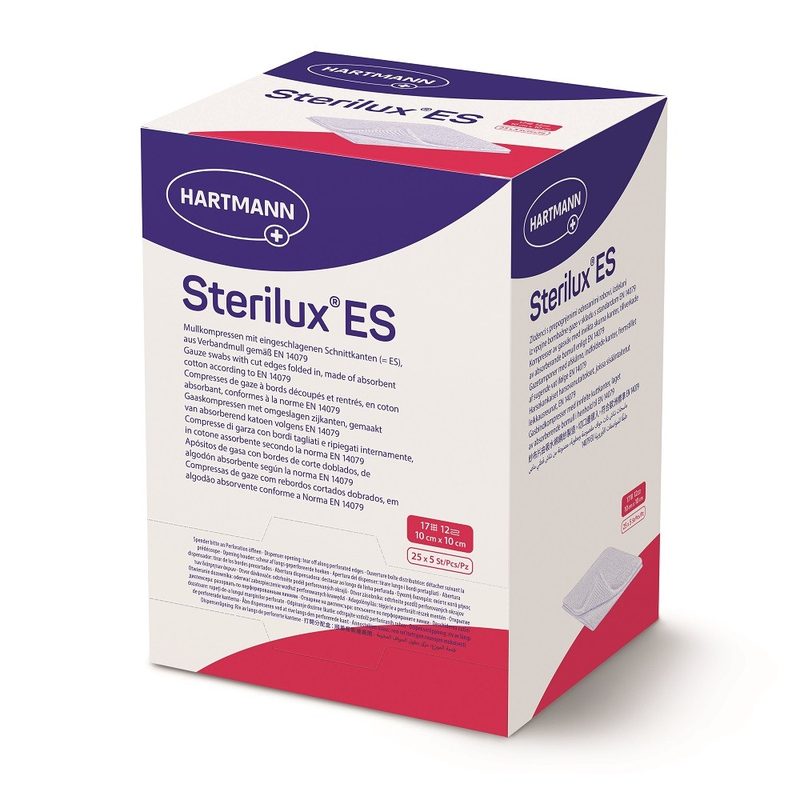 Hartmann Sterilux ES Comprese Sterile 10cm x 10cm 5plic x 25buc