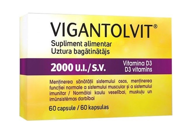 Vigantolvit 2000UI x 60 cps