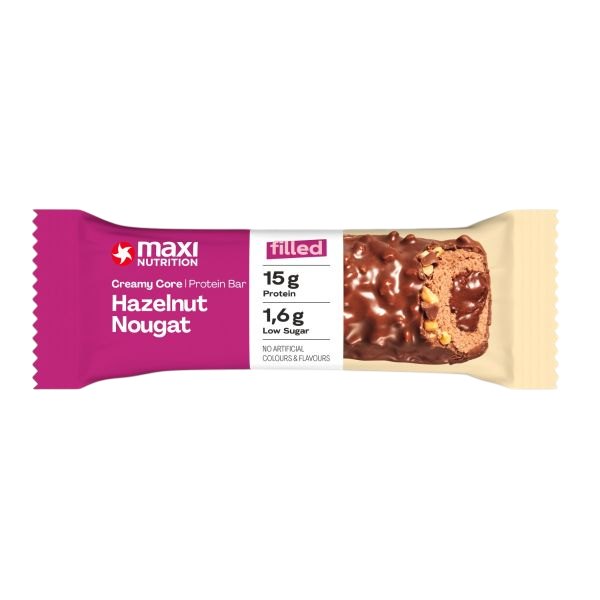 Baton Proteic Hazelnut Nougat 45g Maxi Nutrition