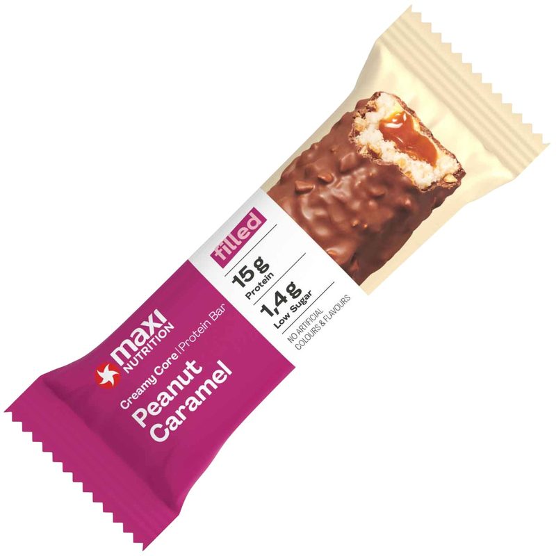 Baton Proteic Peanut Caramel 45g Maxi Nutrition