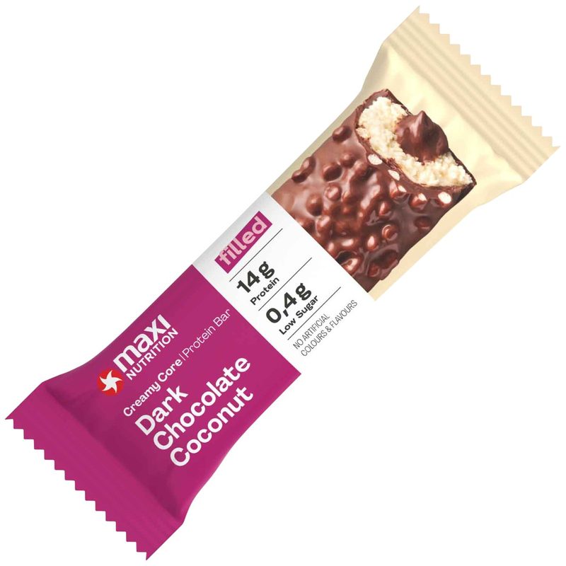 Baton Proteic Dark Chocolate Coconut 45g Maxi Nutrition