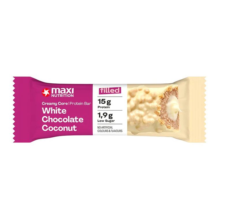 Baton Proteic White Chocolate Coconut 45g Maxi Nutrition